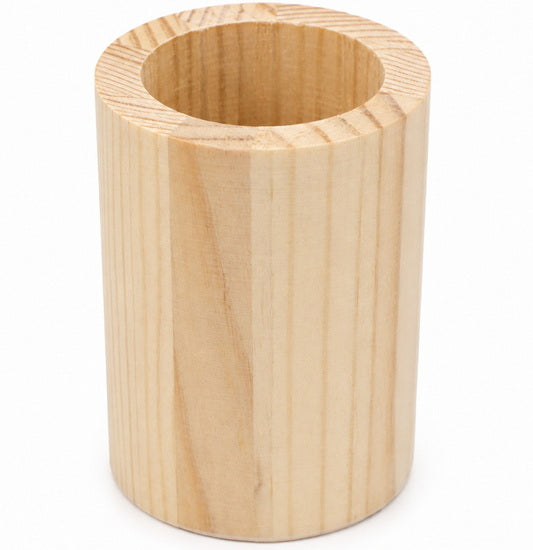 Wood Round Pen holder