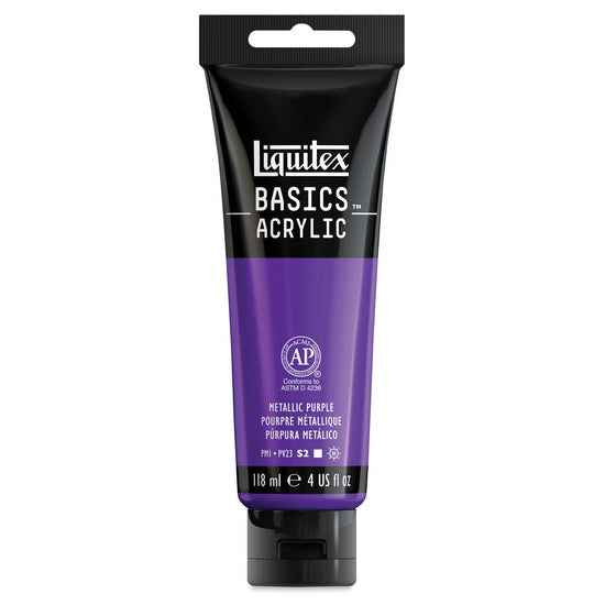 Basics Acrylic Metallic Purple 118ml