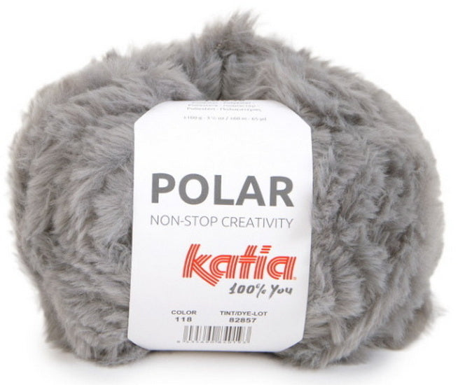 Polar Yarn Medium Grey - 100g