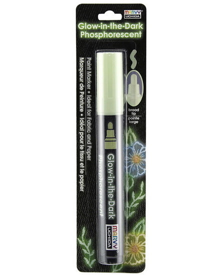Glow In The Dark Green Fabric Marker