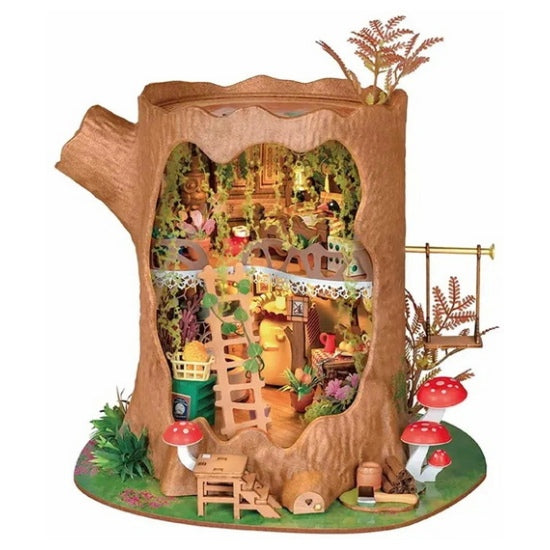 Mini maison à bricoler fées des bois