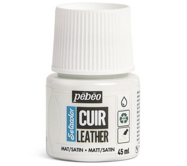 Leather Paint Pure White 45ml