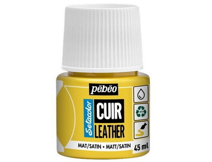 Leather Paint Vivid Yellow 45ml