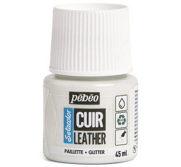 Leather Paint Glitter Iridescent 45ml