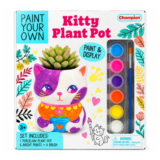 Design your Own Cat Plant Pot Set
