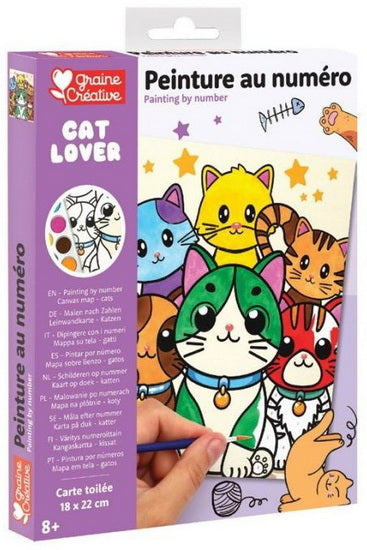 Paint By Numbers Kit Cats
