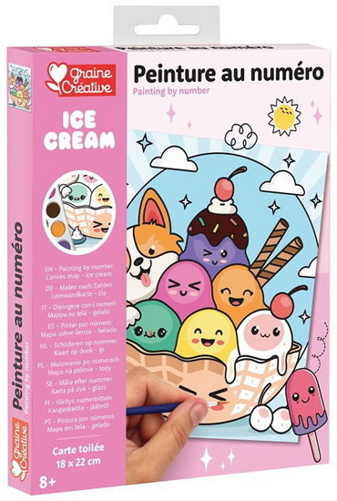 Paint By Numbers Kit Ice Cream
