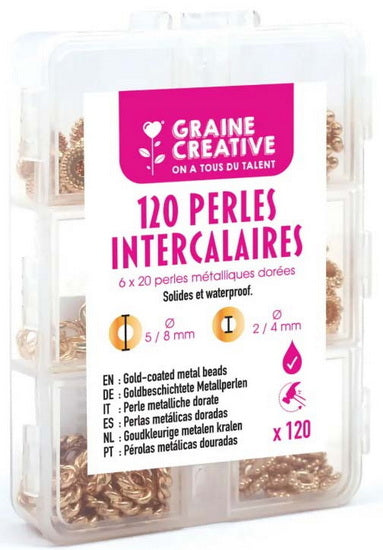 Perles intercalaires Heishi