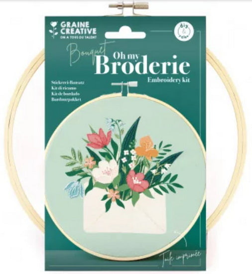 Embroidery Set Flower Bouquet