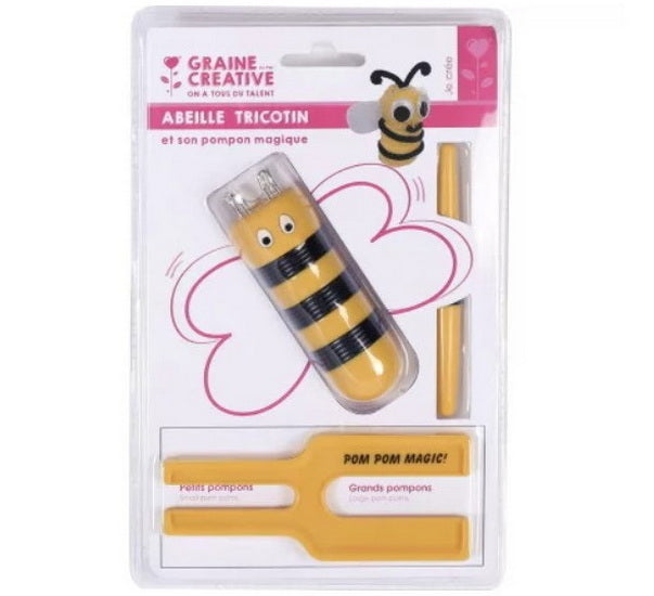 Knitting Bee Set And Magic Pompon