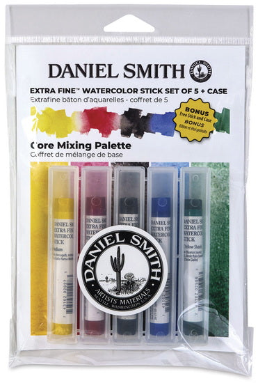 Set of watercolour paint stick core mixing - 5pcs