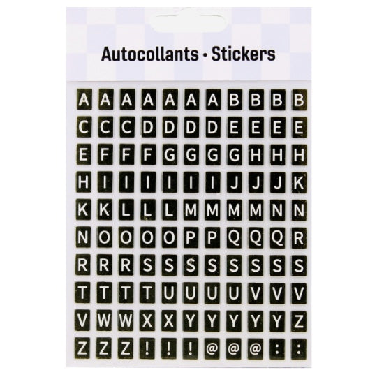 Stickers Gold Alphabet