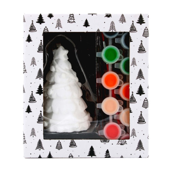 Plaster Christmas Tree Painting Set