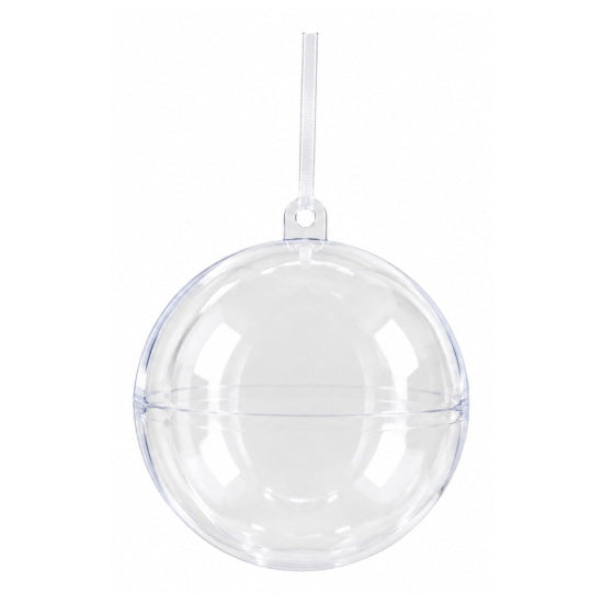 Clear Ball Ornament - 8cm