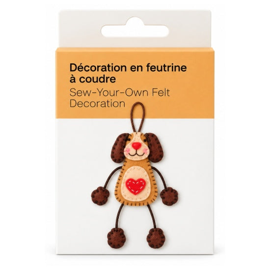 Felt Sewing  Kit Dog