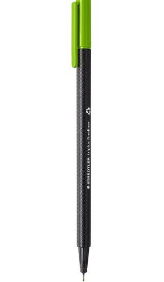 Marq. feut. TRIPLUS FINELINER vert clair