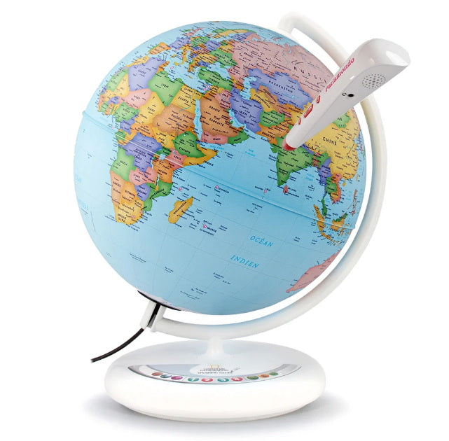 Globe Natgeo parlant FR - 25cm