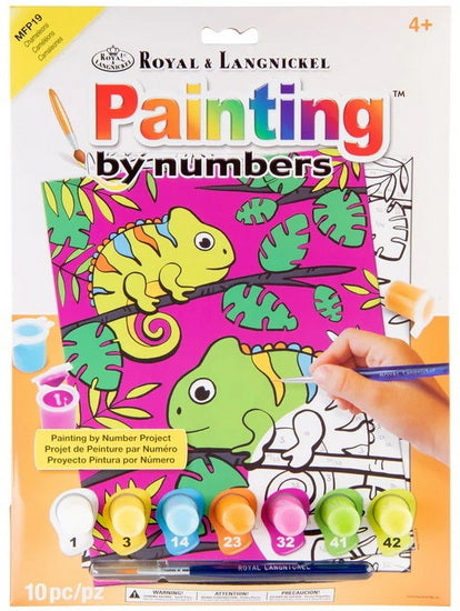 Paint by Numbers Chameleons