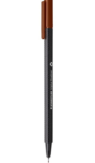 Marq. feut. TRIPLUS FINELINER brun