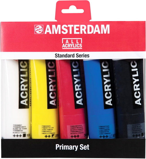 Set of Amsterdam Primary Acrylic  - 5x120ml