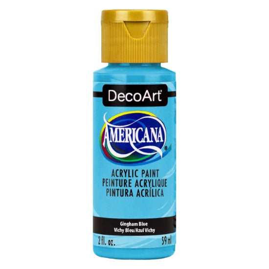 Acrylique Americana vichy bleu- 59ml
