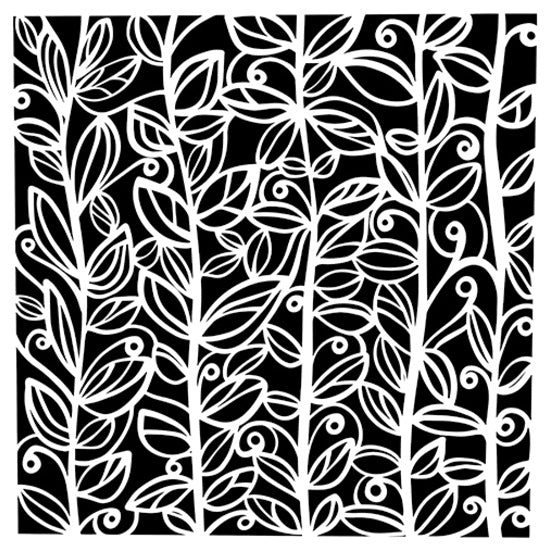 Vines Stencil - 6x6"