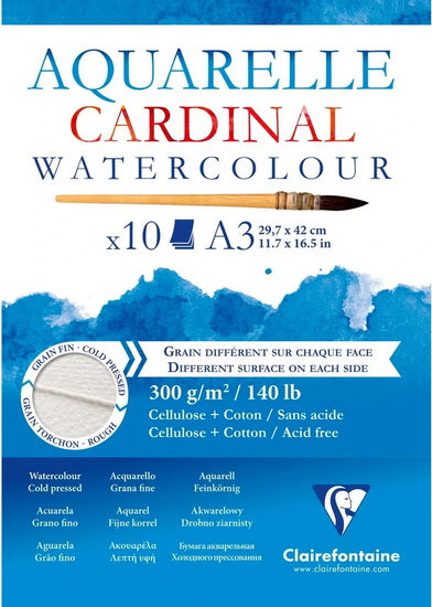 Watercolor Paper Pad - 300g - A3 - 10sh