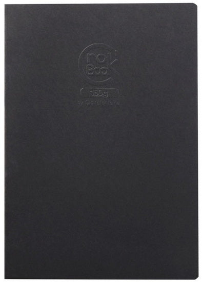 Sketchbook Crok'Book Black - 160g - 21x29.7cm - 40p