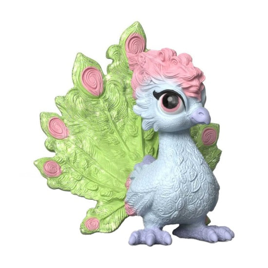 Figurine bébé paon