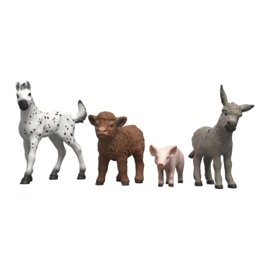 Figurine discovery playset farm babies