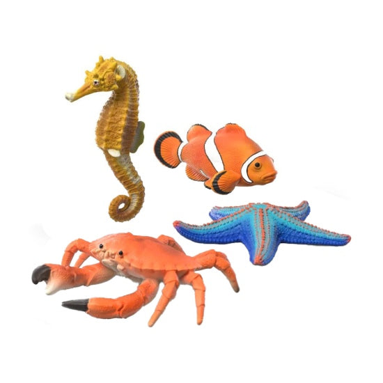 Figurine discovery playset sea animals