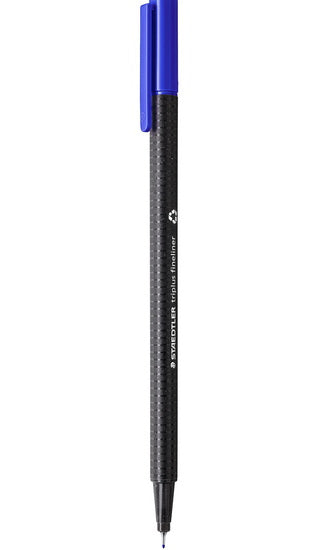 Marqueur feutre TRIPLUS FINELINER bleu