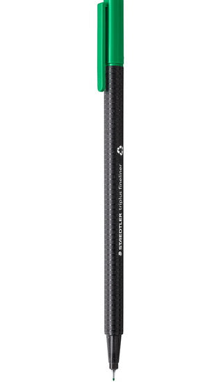 Marker Triplus Fineliner Green