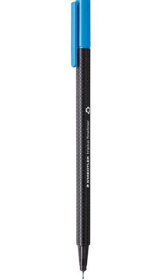 Marker Triplus Fineliner Light Blue