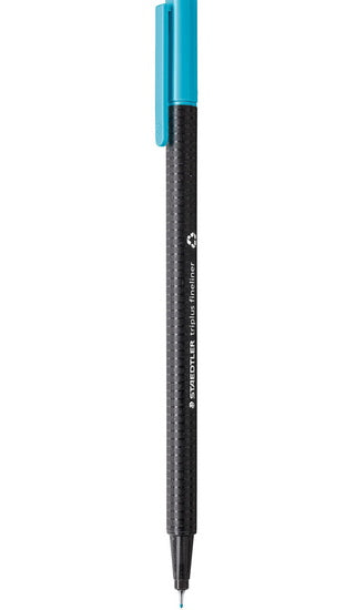 Marq. feut. TRIPLUS FINELINER bleu aqua