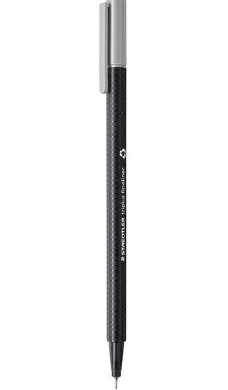 Marker Triplus Fineliner Silver