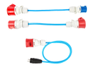 3-teiliges Adapterset 11 kW HOME+ (Haushalt, 16 A blau, 32 A rot) | Einfach E-Auto Shop