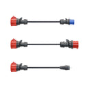 3-teiliges Adapterset 11 kW Gemini Flex (Haushalt, 16 A blau, 32 A rot) | Einfach E-Auto Shop