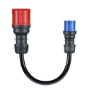 go-e Adapter Gemini flex 22 kW auf CEE blau 16 A (Campingstecker)