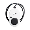 Frontansicht des go-e Chargers Gemini 11kW (CH-04-11-51) inklusiv Ansicht des Kabels.