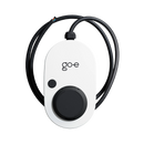 Frontansicht des go-e Chargers Gemini 11 kW (CH-04-11-51) mit Kabel.